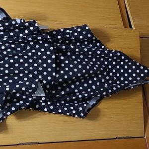 Black & white polka dot bodysuit